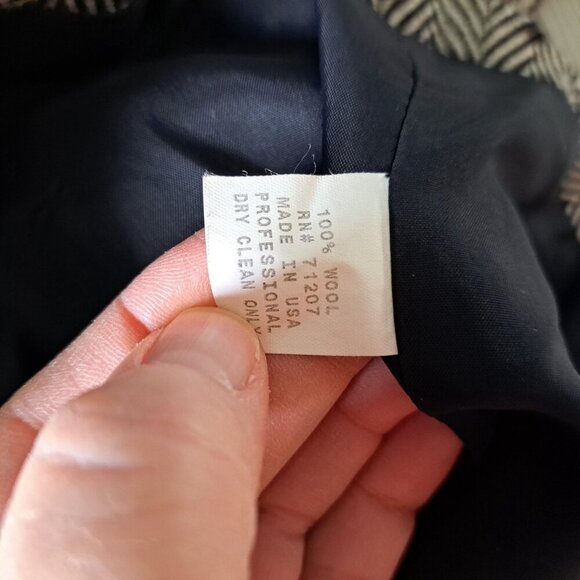 J'Envie Women's Size 6 Wool Blazer Jacket Cropped Lined Career Preppy - Picture 11 of 11